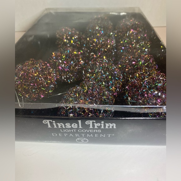 Dept. 56 Tinsel Trim light covers - Picture 3 of 4